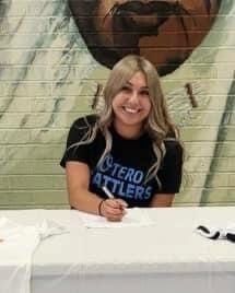 girl at table