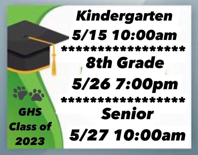 graduation dates